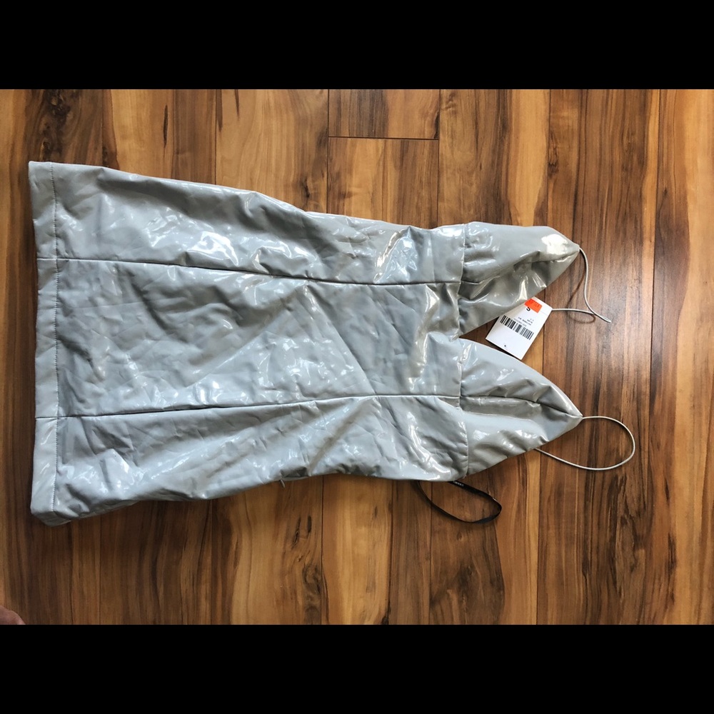 Grey latex Dress